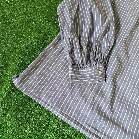 Chaps Long Sleeve 1/4 Button Placket Mandarin Collar Tunic Shirt Plus Size XXL - Picture 4 of 11